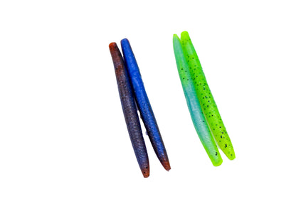 Spring Slingers Softbait Combo Kit 32 Pieces - Smartbomb 003, Mighty Minnow 008, Disco Worm 009, Goby 003